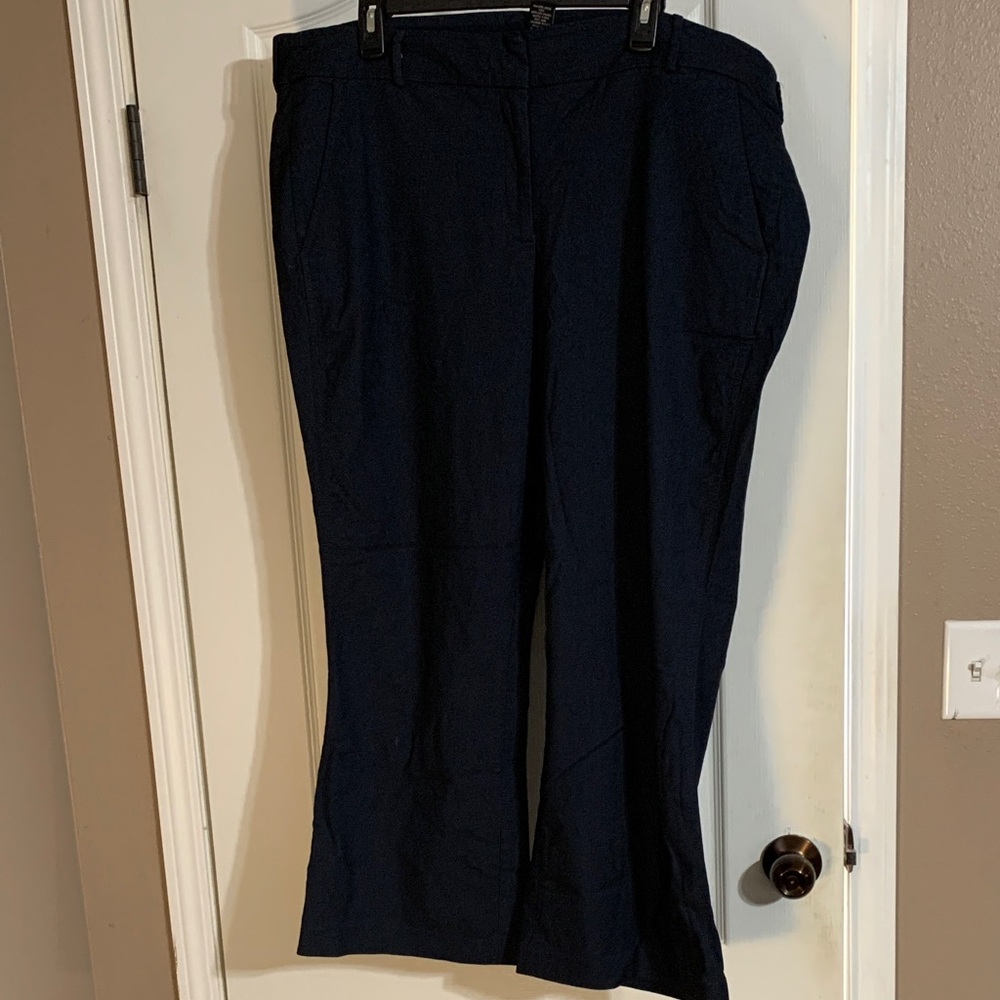 Lane Bryant Blue Wide Leg Pants